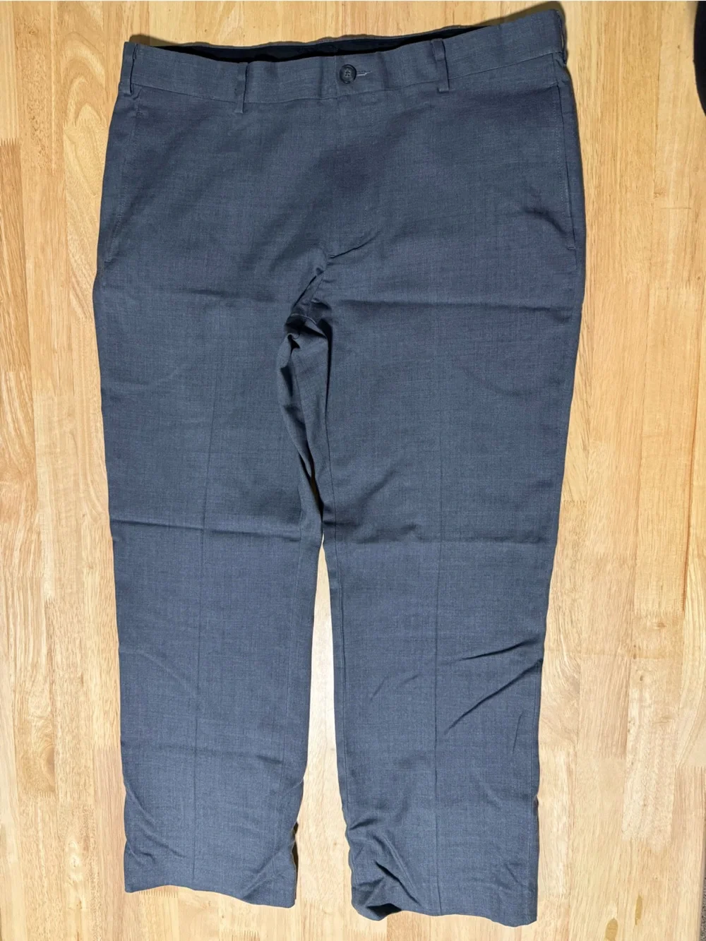L.L. Bean Men’s Wool Dress Pants 36W Standard Fit Charcoal